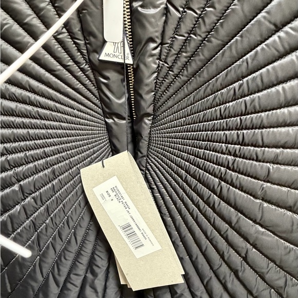 Moncler x Rick Owens Radian Puffer Bomber Jacket Black size 0 - Picture 3 of 6